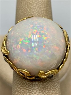 *Кольцо р.19 Опал Эфиопия АРТ 49094 (ВЕС 21,37 Г) - фото 214806