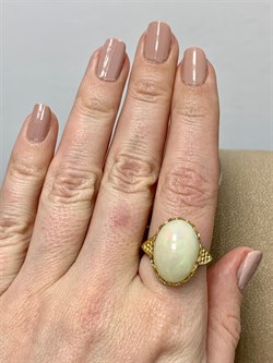 *Кольцо р.19 Опал Эфиопия АРТ 49454 (ВЕС 5,82 Г) - фото 214813