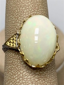 *Кольцо р.19 Опал Эфиопия АРТ 49454 (ВЕС 5,82 Г) - фото 214823