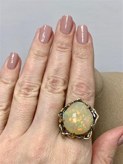 *Кольцо р.19 Опал Эфиопия АРТ 54023 (ВЕС  10,33 Г) - фото 214838