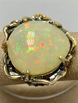 *Кольцо р.19 Опал Эфиопия АРТ 54023 (ВЕС  10,33 Г) - фото 214840