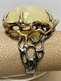 *Кольцо р.19 Опал Эфиопия АРТ 54023 (ВЕС  10,33 Г) - фото 214842