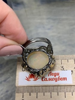 *Кольцо р.19 Опал Эфиопия АРТ 54023 (ВЕС  10,33 Г) - фото 214843