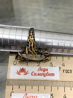 *Кольцо р.19 Опал Эфиопия АРТ 65777 (ВЕС 7,09 Г) - фото 214853