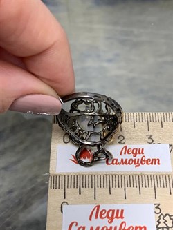 *Кольцо р.19 Опал Эфиопия АРТ 65777 (ВЕС 7,09 Г) - фото 214855