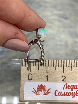 *Серьги Опал Эфиопия АРТ 81871 (ВЕС 4,49 Г) - фото 215081