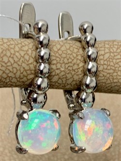 *Серьги Опал Эфиопия АРТ 81871 (ВЕС 4,49 Г) - фото 215085