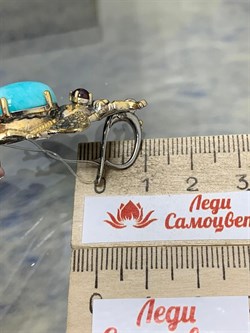 *Серьги Мотыльки Амазонит Перу Арт 49440 Вес 16,64 г - фото 215155 *Серьги Мотыльки Амазонит Перу Арт 49440 Вес 16,64 г - фото 215155