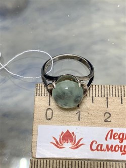 *Кольцо р.16 Аквамарин Забайкалье АРТ 63389 ВЕС около 2,71 Г - фото 215219