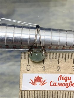 *Кольцо р.16 Аквамарин Забайкалье АРТ 63389 ВЕС около 2,71 Г - фото 215221