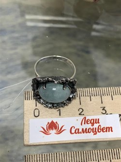 *Кольцо р.18 Аквамарин АРТ 134-419-6,37 ВЕС 6,37 Г - фото 215314 *Кольцо р.18 Аквамарин АРТ 134-419-6,37 ВЕС 6,37 Г - фото 215314