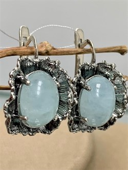 *Серьги Аквамарин АРТ 134-402-12,81 ВЕС 12,81 Г - фото 215324 *Серьги Аквамарин АРТ 134-402-12,81 ВЕС 12,81 Г - фото 215324