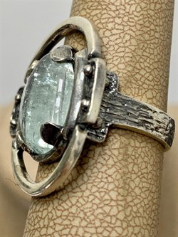 *Кольцо р.17,5 Аквамарин Забайкалье Арт 54584 Вес 9,65 г - фото 215328 *Кольцо р.17,5 Аквамарин Забайкалье Арт 54584 Вес 9,65 г - фото 215328
