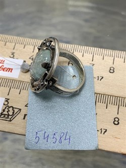 *Кольцо р.17,5 Аквамарин Забайкалье Арт 54584 Вес 9,65 г - фото 215333 *Кольцо р.17,5 Аквамарин Забайкалье Арт 54584 Вес 9,65 г - фото 215333