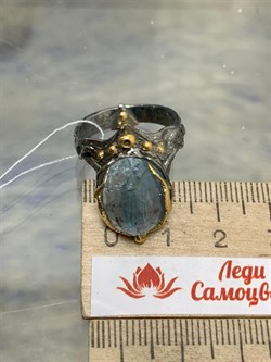 *Кольцо р.17,5 Аквамарин Забайкалье АРТ 36453 ВЕС 7,21 Г - фото 215351 *Кольцо р.17,5 Аквамарин Забайкалье АРТ 36453 ВЕС 7,21 Г - фото 215351