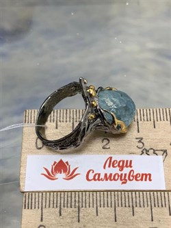 *Кольцо р.17,5 Аквамарин Забайкалье АРТ 36453 ВЕС 7,21 Г - фото 215352 *Кольцо р.17,5 Аквамарин Забайкалье АРТ 36453 ВЕС 7,21 Г - фото 215352