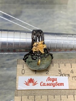 *Кольцо р.17,75 Аквамарин Забайкалье АРТ 38178 (ВЕС 16,29 Г) - фото 215391