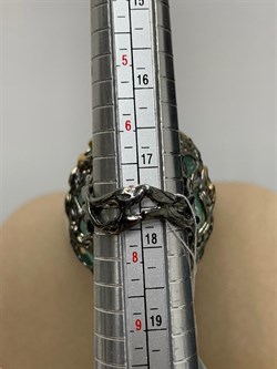 *Кольцо р.18 Аквамарин Забайкалье АРТ 51174 (ВЕС 41,57 Г) - фото 215448