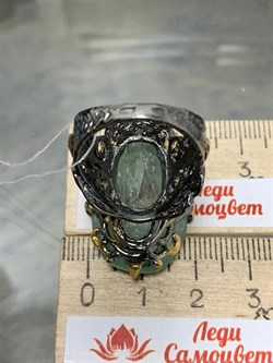 *Кольцо р.18 Аквамарин Забайкалье АРТ 52940 (ВЕС 20,43 Г) - фото 215462