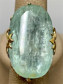 *Кольцо р.18 Аквамарин Забайкалье АРТ 52940 (ВЕС 20,43 Г) - фото 215469