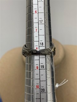 *Кольцо р.18,5 Аквамарин Забайкалье АРТ 53046  (ВЕС 12,49 Г) - фото 215635