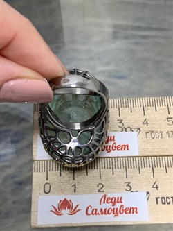 *Кольцо р.18,5 Аквамарин Забайкалье АРТ 60098 (ВЕС 31,51 Г) - фото 215685