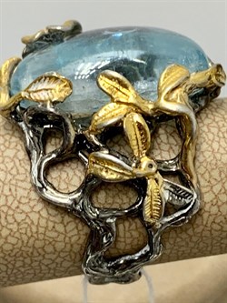 *Кольцо р.18,5 Аквамарин Забайкалье АРТ 62902 (ВЕС около 11,29 Г) - фото 215713 *Кольцо р.18,5 Аквамарин Забайкалье АРТ 62902 (ВЕС около 11,29 Г) - фото 215713