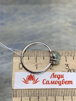 *Кольцо р.18,5 Аквамарин Забайкалье АРТ 63394 вес 2,48 Г - фото 215731 *Кольцо р.18,5 Аквамарин Забайкалье АРТ 63394 вес 2,48 Г - фото 215731