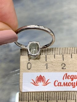 *Кольцо р.18,5 Аквамарин Забайкалье АРТ 63393 ВЕС 2,34 Г - фото 215750 *Кольцо р.18,5 Аквамарин Забайкалье АРТ 63393 ВЕС 2,34 Г - фото 215750