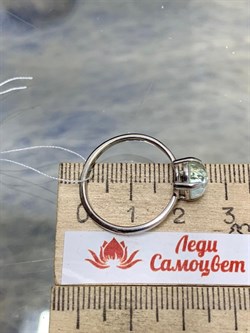 *Кольцо р.18,5 Аквамарин Забайкалье АРТ 63393 ВЕС 2,34 Г - фото 215752 *Кольцо р.18,5 Аквамарин Забайкалье АРТ 63393 ВЕС 2,34 Г - фото 215752