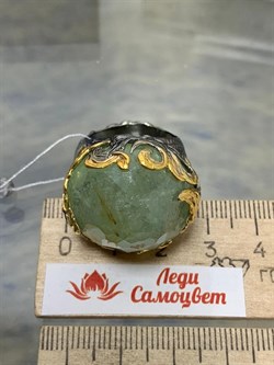 *Кольцо р.19 Аквамарин Забайкалье АРТ 53031 (ВЕС 23,34 Г) - фото 215832