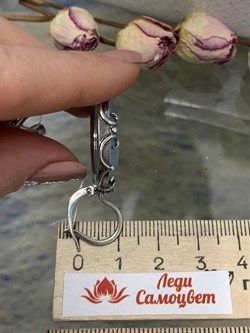 *Серьги Аквамарин АРТ 54-169-15,21 (ВЕС 15,21 Г) - фото 215993