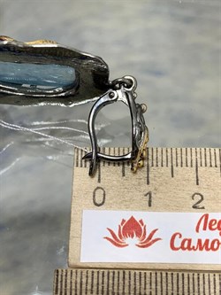 *Серьги Аквамарин Забайкалье АРТ 54047 (ВЕС  20,07 Г) - фото 216042 *Серьги Аквамарин Забайкалье АРТ 54047 (ВЕС  20,07 Г) - фото 216042