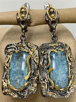 *Серьги Аквамарин Забайкалье АРТ 54047 (ВЕС  20,07 Г) - фото 216045 *Серьги Аквамарин Забайкалье АРТ 54047 (ВЕС  20,07 Г) - фото 216045