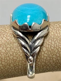 *Кольцо р.17,5 Хризоколла Казахстан АРТ 49696 ВЕС 5,81 Г - фото 216109 *Кольцо р.17,5 Хризоколла Казахстан АРТ 49696 ВЕС 5,81 Г - фото 216109