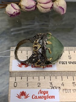 *Кольцо р.19 Пренит Африка АРТ 52999 (ВЕС 29,89 Г) - фото 216287 *Кольцо р.19 Пренит Африка АРТ 52999 (ВЕС 29,89 Г) - фото 216287