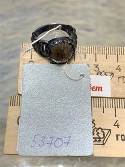 *Кольцо р.17 Раухтопаз Дымчатый Кварц Бразилия АРТ 53707 Вес 4,95 г - фото 216340 *Кольцо р.17 Раухтопаз Дымчатый Кварц Бразилия АРТ 53707 Вес 4,95 г - фото 216340