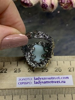 *Кольцо р.19 Ларимар Доминикана АРТ 60715 ВЕС 10,17 Г - фото 216407 *Кольцо р.19 Ларимар Доминикана АРТ 60715 ВЕС 10,17 Г - фото 216407