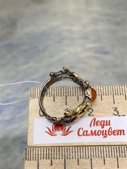*Кольцо р.17,5 Сердолик Африка АРТ 53396 (ВЕС 4,91 Г) - фото 216431 *Кольцо р.17,5 Сердолик Африка АРТ 53396 (ВЕС 4,91 Г) - фото 216431