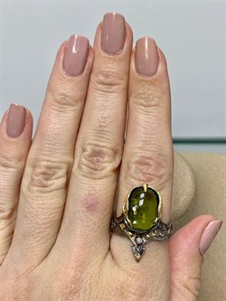 *Кольцо р.18,25 Хризолит АРТ 60798 (ВЕС 7,42 Г) - фото 216476 *Кольцо р.18,25 Хризолит АРТ 60798 (ВЕС 7,42 Г) - фото 216476