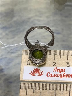 *Кольцо р.18,25 Хризолит АРТ 60798 (ВЕС 7,42 Г) - фото 216480 *Кольцо р.18,25 Хризолит АРТ 60798 (ВЕС 7,42 Г) - фото 216480
