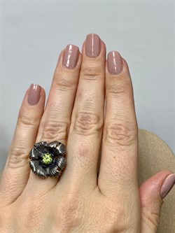 *Кольцо р.16,5 Хризолит АРТ 6058-2 (ВЕС 4,14 Г) - фото 216491 *Кольцо р.16,5 Хризолит АРТ 6058-2 (ВЕС 4,14 Г) - фото 216491