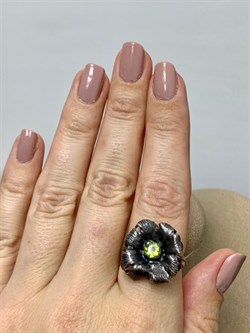 *Кольцо р.18 Хризолит АРТ 6058-4 (ВЕС 4,5 Г) - фото 216540 *Кольцо р.18 Хризолит АРТ 6058-4 (ВЕС 4,5 Г) - фото 216540