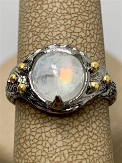 *Кольцо р.16,5 Лунный камень Адуляр АРТ 33986 ВЕС 4,74 Г - фото 216680