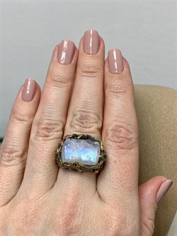 *Кольцо р.17 Лунный камень Адуляр АРТ 53526 ВЕС 14,95 Г - фото 216689 *Кольцо р.17 Лунный камень Адуляр АРТ 53526 ВЕС 14,95 Г - фото 216689