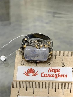 *Кольцо р.17 Лунный камень Адуляр АРТ 53526 ВЕС 14,95 Г - фото 216697 *Кольцо р.17 Лунный камень Адуляр АРТ 53526 ВЕС 14,95 Г - фото 216697