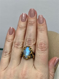 *Кольцо р.17 Лунный камень Адуляр АРТ 61628 ВЕС 7,65 Г - фото 216713 *Кольцо р.17 Лунный камень Адуляр АРТ 61628 ВЕС 7,65 Г - фото 216713