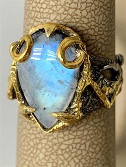 *Кольцо р.17 Лунный камень Адуляр АРТ 61628 ВЕС 7,65 Г - фото 216716 *Кольцо р.17 Лунный камень Адуляр АРТ 61628 ВЕС 7,65 Г - фото 216716