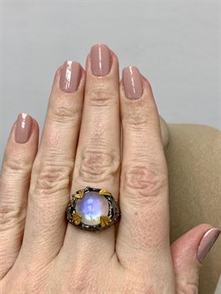 *Кольцо р.17,5 Лунный камень Адуляр АРТ 41427 ВЕС 6,72 Г - фото 216754 *Кольцо р.17,5 Лунный камень Адуляр АРТ 41427 ВЕС 6,72 Г - фото 216754