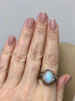 *Кольцо р.17,5 Лунный камень Адуляр АРТ 41433 ВЕС 7,62 Г - фото 216764 *Кольцо р.17,5 Лунный камень Адуляр АРТ 41433 ВЕС 7,62 Г - фото 216764